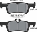 Textar Brake Pad Set - 2584104