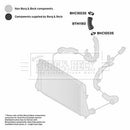 Borg & Beck Turbo Hose Part No -BTH1180