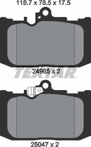 Textar Brake Pad Set - 2496501