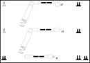 Lucas Ignition Lead Set - LUC4605