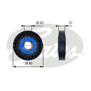 Gates DriveAlign Idler Pulley - T36011
