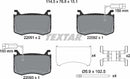 Textar Brake Pad Set - 2209101