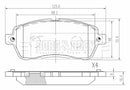 Borg & Beck Brake Pad Set -BBP2646