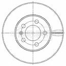 Borg & Beck Brake Disc Pair Part No -BBD5524