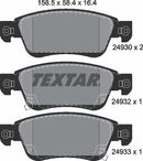Textar Brake Pad Set - 2493001