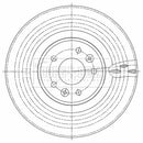 Borg & Beck Brake Disc Single Part No -BBD6126S