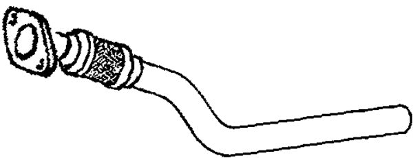 Klarius RN850C - Front Pipe  - Fits Renault Grand Scenic 1.5dCi