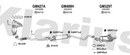 Klarius GM427A - Centre Pipe  - Fits Opel Astra G 1.4i
