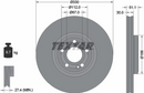 Textar  Front  Right Car Break Disc (Single) - 92323305
