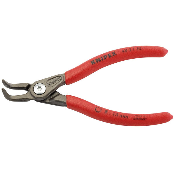 Knipex 48 21 J01 90° Internal Straight Tip Circlip Pliers 8  13mm Capacity 130mm