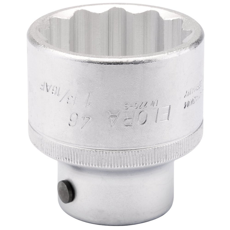 Elora Bi-Hexagon Socket, 46mm-1.13/16" 3/4" Sq Dr