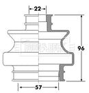 Borg & Beck Cv Joint Boot Kit Part No -BCB6301