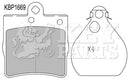 Key Parts Brake Pad Set -KBP1669
