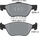 Textar Brake Pad Set - 2203801