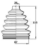 Borg & Beck Cv Joint Boot Kit Part No -BCB6138