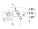 First Line Cv Joint Boot Kit Part No -FCB1006