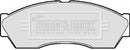 Borg & Beck Front Brake Pad Set -BBP2118
