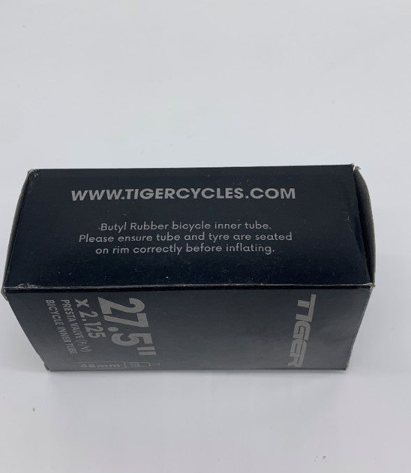 Tiger Presta Valve Bicycle Tyre Inner Tube 27.5" x 2.125