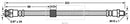 Borg & Beck Brake Hose Part No -BBH7556