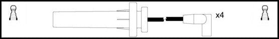 ElectroSpark Ignition Lead Set - OEK694