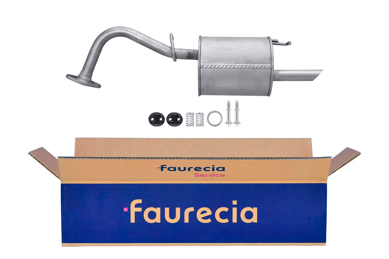 FAURECIA 8LD 366 036-631 Rear Muffler - Easy2Fit® Kit - fits VW GOLF PLUS V (5M1, 521)