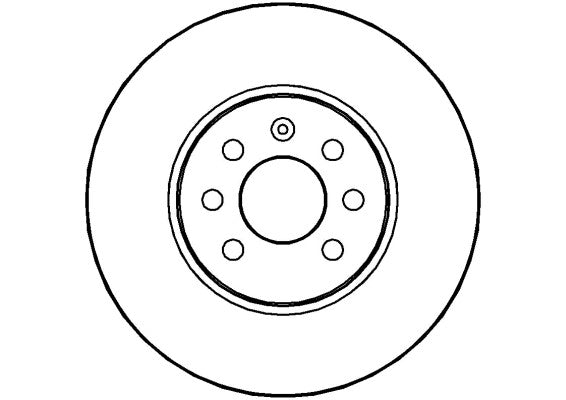 Disctech Brake Disc - Fits Opel - ABD2083 - Front Axle