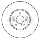 Borg & Beck Brake Disc Pair Part No -BBD5311