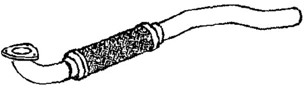 Klarius GM1244L - Catalyst Repair Pipe