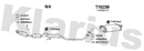 Klarius TY623W - Box With Tail Pipe  - Fits Toyota Corolla 1.4i