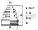 First Line Cv Joint Boot Kit Part No -FCB6349
