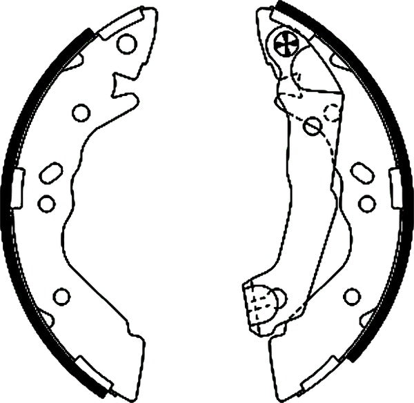 Mintex Brake Shoes fits -Hyundai MFR439 (also fits other vehicles)