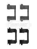 Borg & Beck Fitting Kit - Pads Part No -BBK1256