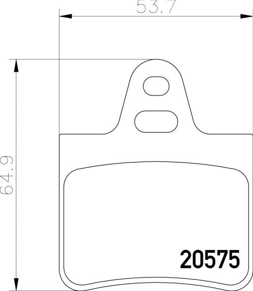 Mintex Brake Pad Set fits -Citroën MDB1120 (also fits other vehicles)