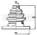 First Line Cv Joint Boot Kit Part No -FCB6317