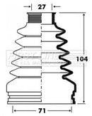 First Line Cv Joint Boot Kit Part No -FCB2878