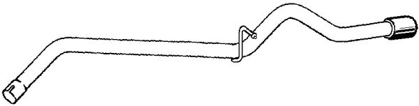 Klarius MZ516K - Tail Pipe