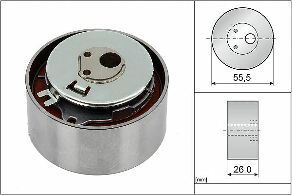 INA Tensioner Pulley - Timing Belt - Part No - 531077810