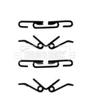 Borg & Beck Fitting Kit - Pads Part No -BBK1494
