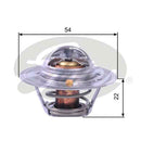 Gates Thermostat, coolant - TH12888G2