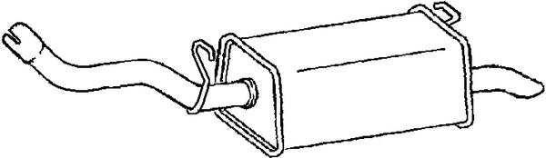 Klarius LR201C - Box With Tail Pipe Left Hand