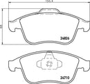 Mintex Brake Pad Set fits -Renault MDB3068 (also fits other vehicles)