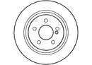 Disctech Brake Disc - Fits Mercedes-benz - ABD2838 - Rear Axle