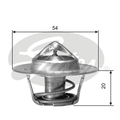 Gates Thermostat, coolant - TH00171G1