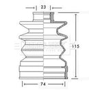 Borg & Beck Cv Joint Boot Kit Part No -BCB2517