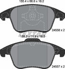 Textar Brake Pad Set - 2455801