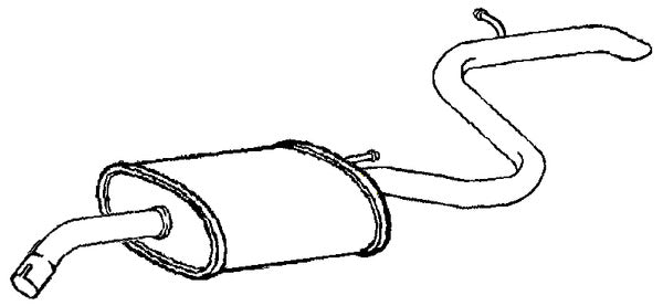 Klarius HY239P - Box With Tail Pipe