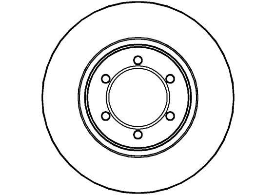 Disctech Brake Disc - Fits Hyundai, Kia - ABD2909 - Front Axle