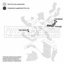 First Line Turbo Hose Part No -FTH1108