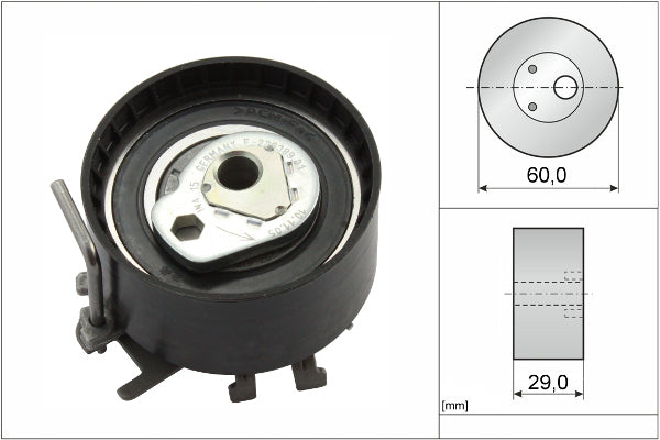 INA Tensioner Pulley - Timing Belt - Part No - 531040410