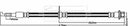 Borg & Beck Brake Hose Part No -BBH8458